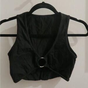 Black Sleeveless Top